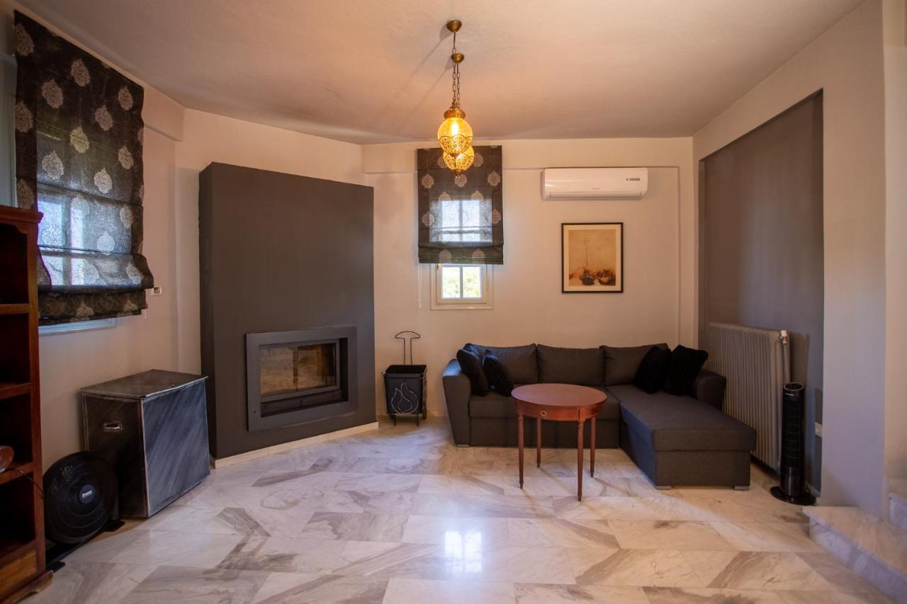 Τraditional Fully Detached Villa On A Luxurious Hillock Of Thessaloniki With Its Own Garden Also For Family & Wedding Gatherings For 10 To 25 People Only 15 Minutes From Airport Екстер'єр фото