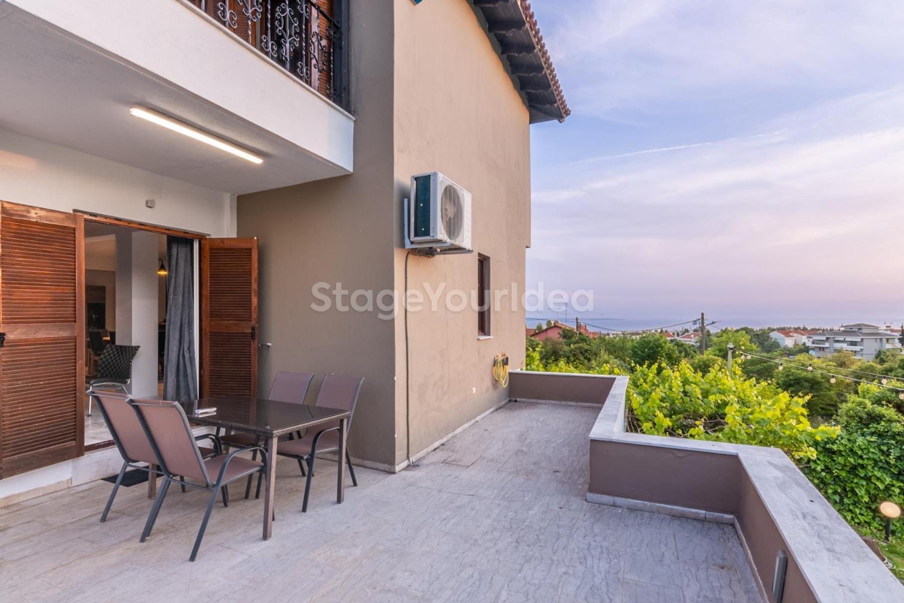 Τraditional Fully Detached Villa On A Luxurious Hillock Of Thessaloniki With Its Own Garden Also For Family & Wedding Gatherings For 10 To 25 People Only 15 Minutes From Airport Екстер'єр фото